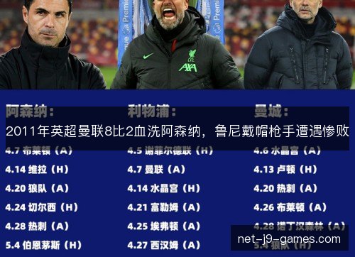 2011年英超曼联8比2血洗阿森纳,鲁尼戴帽枪手遭遇惨败 2011年英超曼联8比2血洗阿森纳,鲁尼戴帽枪手遭遇惨败